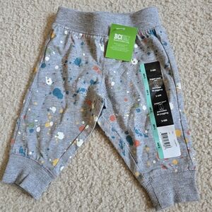 NWT 3-6Month Colorful Speckled Kids Jogger Pants